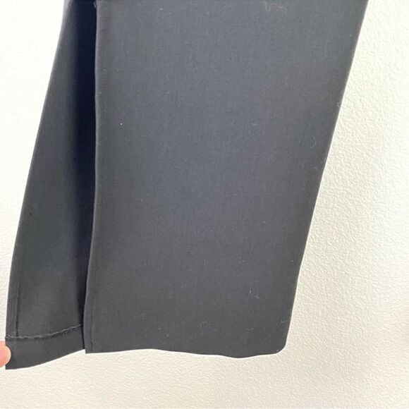 Good American Exec Flared Leg Side Slit Trouser Pant Black Plus size 14 / 32 - Picture 6 of 7